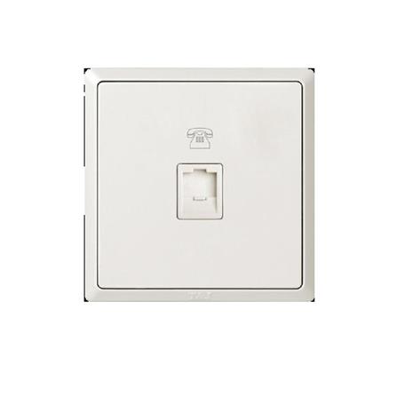 1G RJ12 PHONE SOCKET HC4201-TU-WH INFINIT T&J