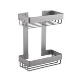 MOYA BATH RACK 2TIER KU276 ALUMINIUM MATTE GREY (W25XD12.7XH32.3 CM)