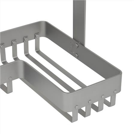 MOYA BATH RACK 2TIER KUH002 ALUMINIUM MATTE GREY (W24XD11.2XH31.4 CM)