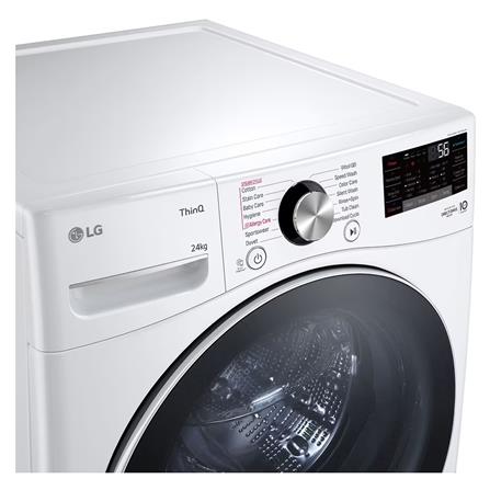 LG FRONT LOAD WASHING MACHINE F2724SVRW 24KG WHITE