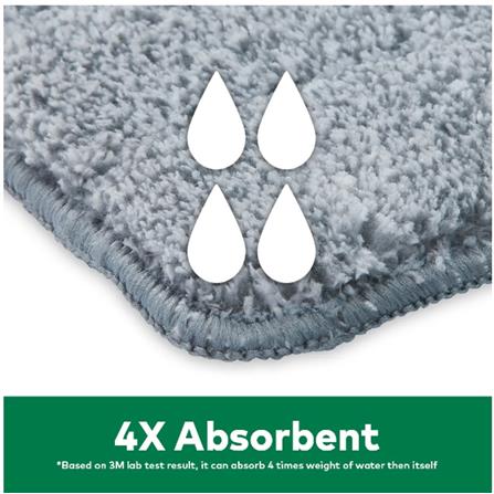 SCOTCH BRITE ANDS-FREE FLAT MICROFIBER MOP REFILL PACK (2PCS/PACK)