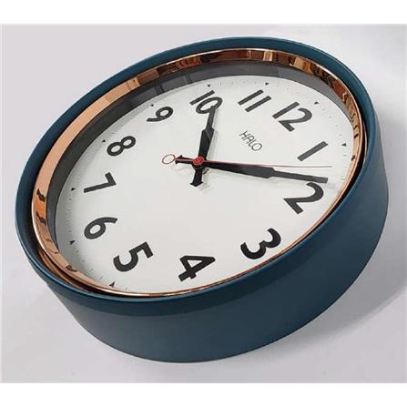 HALO 13" Silent Metal Wall Clock With Rose Gold Ring