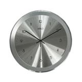 HALO WALL CLOCK 13 INCH SILVER ALUMINIUM