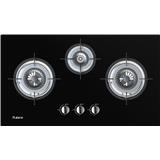RUBINE GAS HOB RGH-CALDO3B-BL 5.2+2.0KW 3BURNERS 80CM
