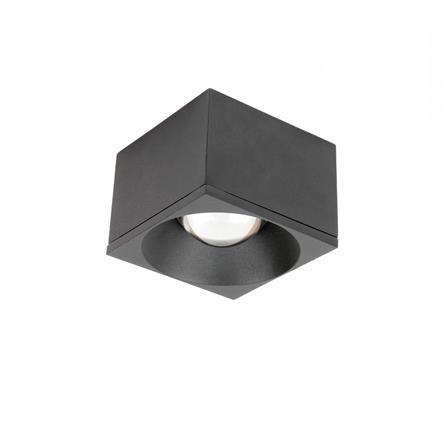 YETPLUS SURFACE DOWNLIGHT LED S1002 7W DAYLIGHT (6500K) SQUARE BLACK
