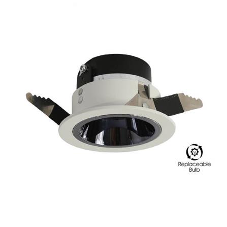YETPLUS RECESSED EYEBALL YM55 GU10 ROUND WHITE DARK GREY