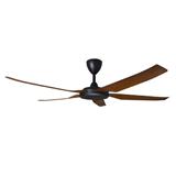ALPHA CEILING FAN PRIMA 5BLADE WALNUT ABS 56"