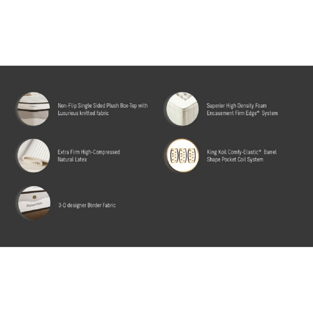 KINGKOIL LUXURY HOTEL COLLECTION 2.0 PLATINUM SUITE MATTRESS 6'