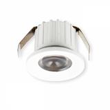 YETPLUS RECESSED EYEBALL LED EB01 3W WARM WHITE (3000K) ROUND WHITE