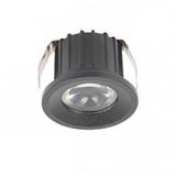 YETPLUS RECESSED EYEBALL LED EB01 3W WARM WHITE (3000K) ROUND BLACK