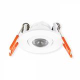 YETPLUS RECESSED EYEBALL LED EB03 3W WARM WHITE (3000K) ROUND WHITE
