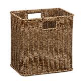 CLOTH BASKET SQUARE SAAN 31X22X31CM BROWN PLIM