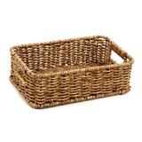 CLOTH BASKET SQUARE SAAN S 26X17X8CM BROWN PLIM TG52059