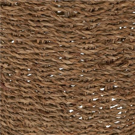 CLOTH BASKET TALL SQUARE SAAN M 31X22X15.5CM BROWN PLIM TG52056