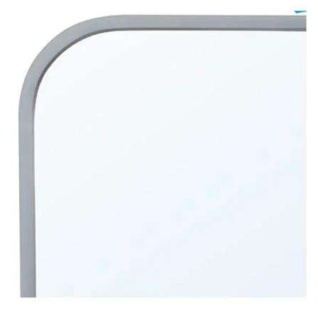 MOYA DECORATIVE MIRROR GR-SQ002 GREY ALUMINIUM 55X90 CM