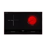 RUBINE CERAMIC+INDUCTION HOB RCH-RENZO42-BL BLACK 73CM