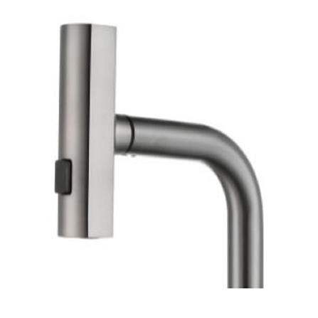 LIVINOX PILLAR SINK MIXER WITH PULL-OUT MUITI FUNCTION SPRAYER LST-P22-GM GUN METAL