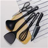 TEFAL KITCHENWARE 5 PCS SET (CHEF KNIFE 15CM + KITCHEN SHEARS 21CM + LADLE SPATULA + WOK SPATULA + BIEVENUE WHISKS)