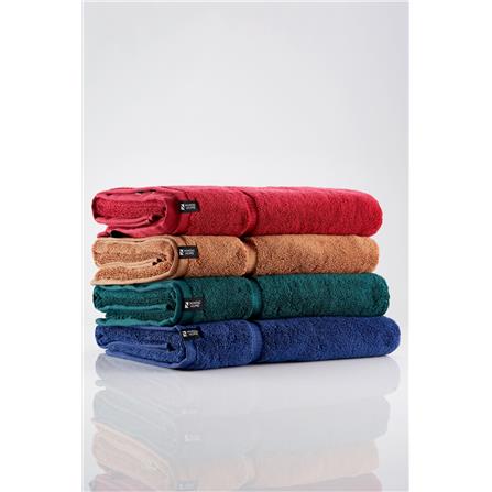 NORDIC HOME POISE BATH SHEET 90X150CM RED DAHLIA