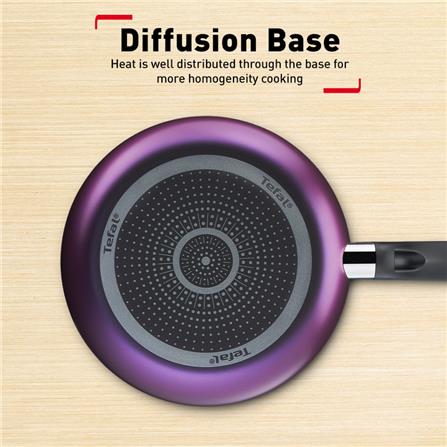 TEFAL B504S2 COOKING SOURCE 3 PC SET FRYPAN 24 CM + SAUCEPAN 18 CM + LID.