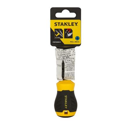 SCREWDRIVER STANLEY CUSHIONGRIP(+) PH2 x 38