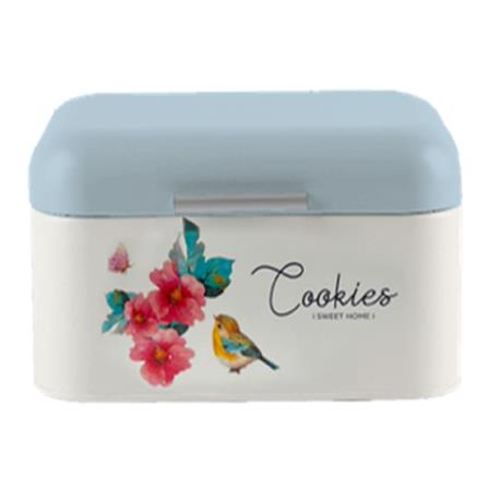 CANISTER 2.8L COOKIES BOX KECH BLUE 19.9X22X14.4M