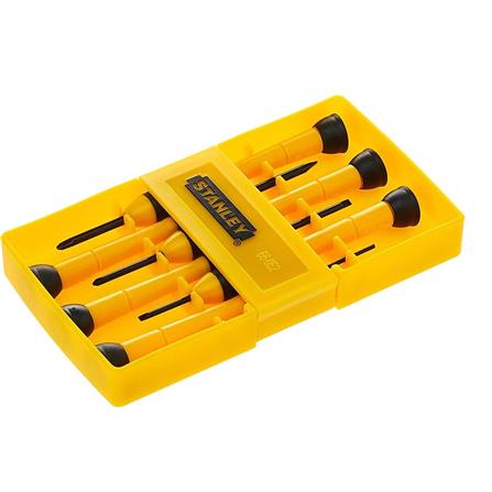 PRECISION SCREWDRIVERS SET 6pcs/ea STANLEY 66-052