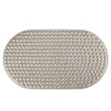 COSSY+ NON SLIP MAT WITH SUCTION CUP CP-70X39 OVAL - BEIGE H0.4XW70XD39 CM