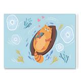 COSSY+ NON SLIP MAT CP-MAT007 RELAX CAT H0.4XW30XD40 CM