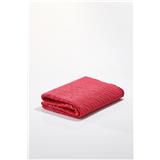 NORDIC HOME MOROCCO KNITTED BLANKET 150X200CM CARDINAL RED