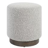 STOOL FABRIC 40x40CM LIGHT GREY