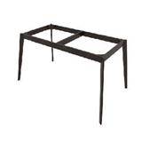 DINING TABLE SOLIDWOOD FRAME LEWIS BLACK