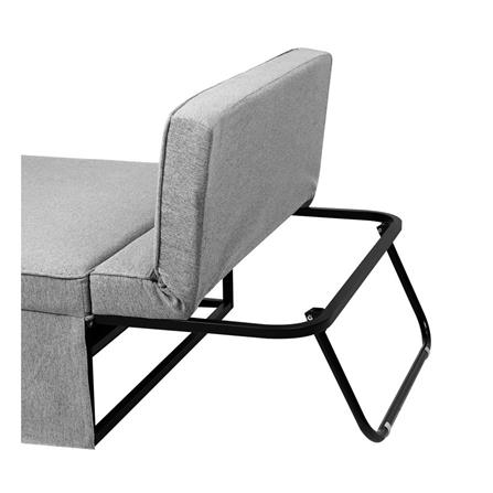 FOLDABLE BED HOME LIVING STYLE CLOUDY 104X199X40CM SMOKE [EXCLUSIVE FROM HOMEPRO THAILAND]