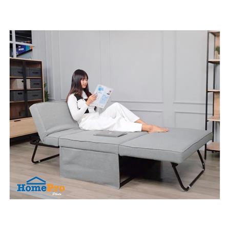 FOLDABLE BED HOME LIVING STYLE CLOUDY 104X199X40CM SMOKE [EXCLUSIVE FROM HOMEPRO THAILAND]