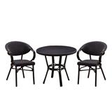 2-SEAT PATIO SET SPRING KATE BLACK [EXCLUSIVE FROM HOMEPRO THAILAND]