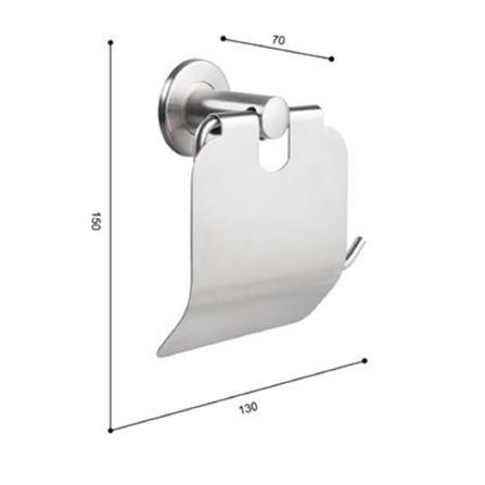 RASLAND TISSUE HOLDER RA W1515-W555	STAINLESS STEEL H6XW5.50XD6 CM