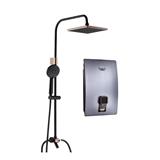 RUBINE SHOWER HEATER DC PUMP WITH RAIN SHOWER S731D-GRAB AGEAN BLUE