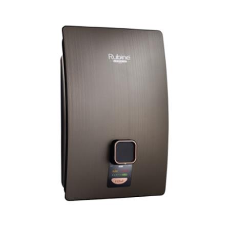 RUBINE SHOWER HEATER DC PUMP WITH RAIN SHOWER S731D-GRUT GOLD URBAN TITANIUM
