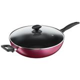 TEFAL COOKWARE LIGHT & CLEAN WOKPAN 32CM W/LID B22494