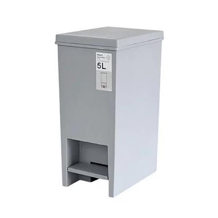 RECTANGULAR DUSTBIN PEDAL MONO 5L GREY