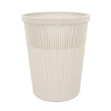 ROUND DUSTBIN ACCO BONNIE 8L CREAM