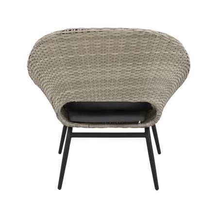2-SEAT PE RATTAN PATIO SET SPRING SAND LIGHT GREY [EXCLUSIVE FROM HOMEPRO THAILAND]