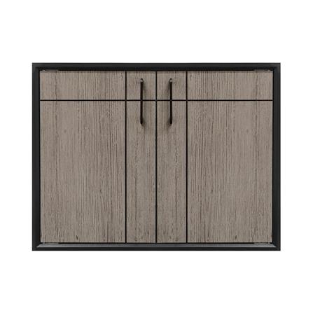 DOUBLE KITCHEN CABINET DOOR CABIN CHIC 84X64CM GRAY [EXCLUSIVE FROM HOMEPRO THAILAND]