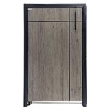 GAS TANK DOOR CABIN CHIC 49.5X75CM GRAY [EXCLUSIVE FROM HOMEPRO THAILAND]
