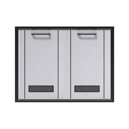 DOUBLE KITCHEN SINK CABINET DOOR CABIN HARVIN 84X64CM GREY [EXCLUSIVE FROM HOMEPRO THAILAND]