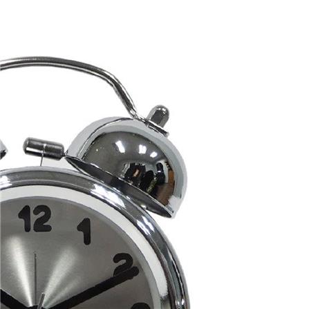 EHCT 3" ALARM CLOCK METAL E345 BACKLIGHT
