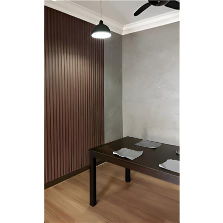 PREMO FLUTED WALL PANEL 290X12.2X1.2CM PS-JC1189-7024 WALNUT METALIC BRONZE LINE