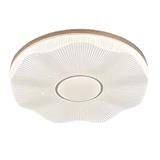 BRIGHT OBJECTIVES CEILING LAMP LED 15435-500 120WATT 3COLOUR CHANGING WHITE/WOOD 20"