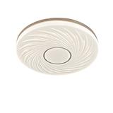 BRIGHT OBJECTIVES CEILING LAMP LED 15436-500 120WATT 3COLOUR CHANGING WHITE/WOOD 20"