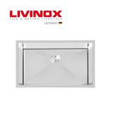 LIVINOX BUILT IN UNDERMOUNT SINK LUS-7647 1BOWL STAINLESS STEEL 304 76CM